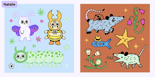 Natalie's coloring pages Coloring pages colored in